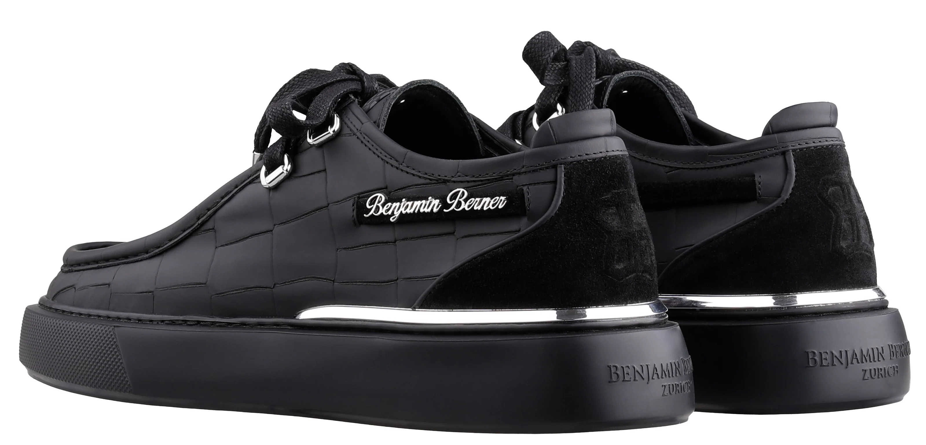 BNJ ARES ALL BLACK MATT CROCODILE - Image 3