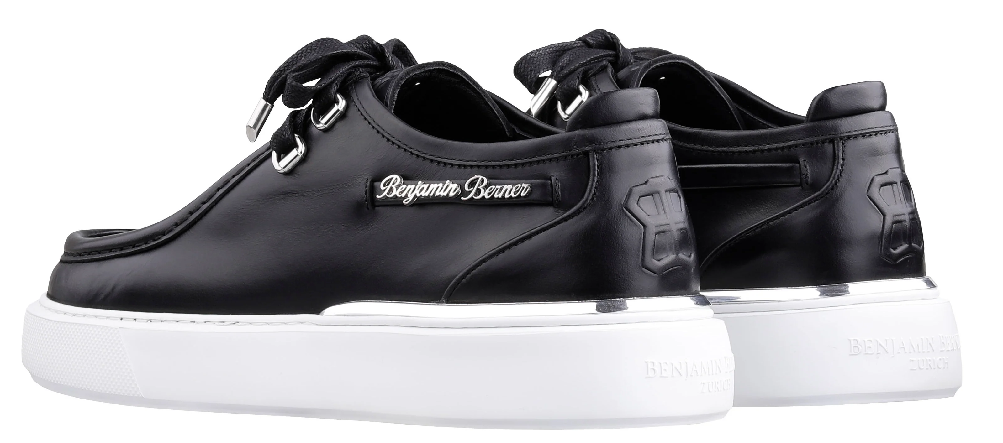 BNJ  ARES  BLACK PULL UP CALFSKIN - Image 3