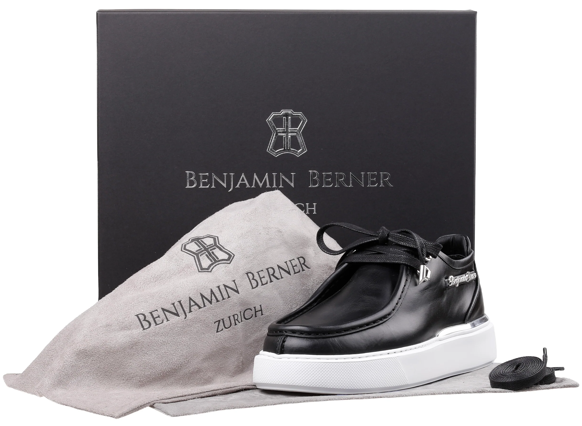 BNJ  ARES  BLACK PULL UP CALFSKIN - Image 4