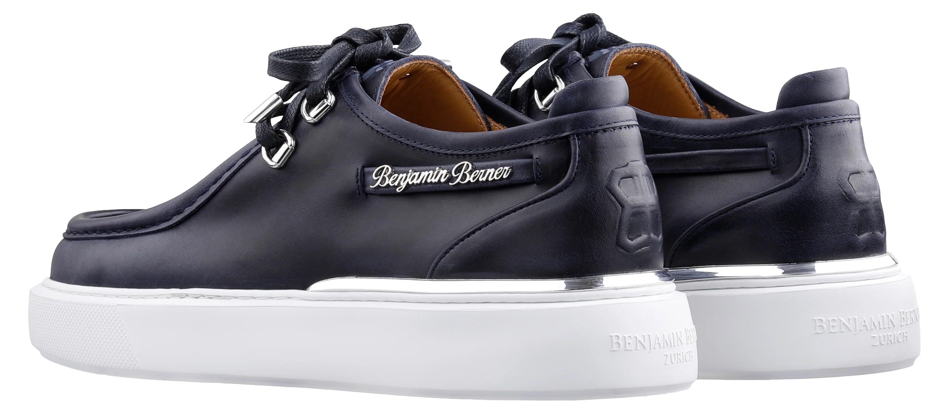 BNJ  ARES  NAVY PULL UP CALFSKIN - Image 3