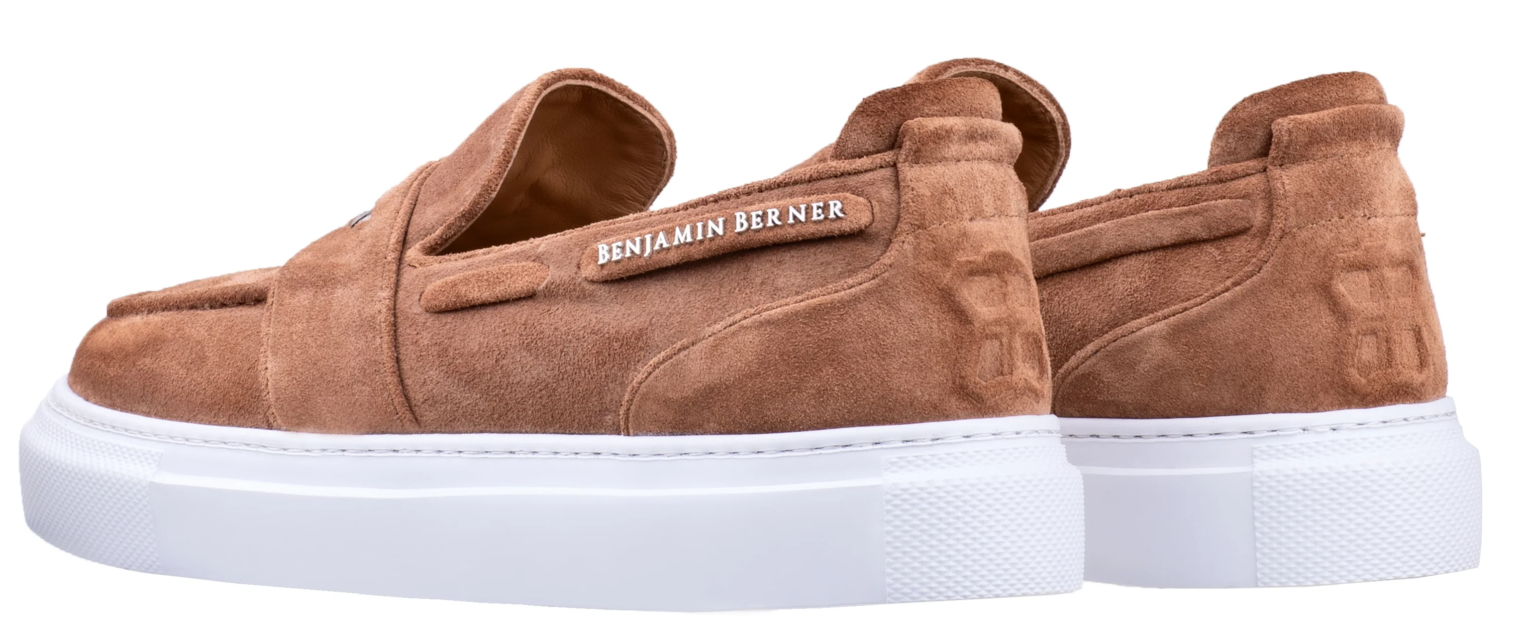 BNJ ENZO COPPER SUEDE PENNY LOAFER - Image 3
