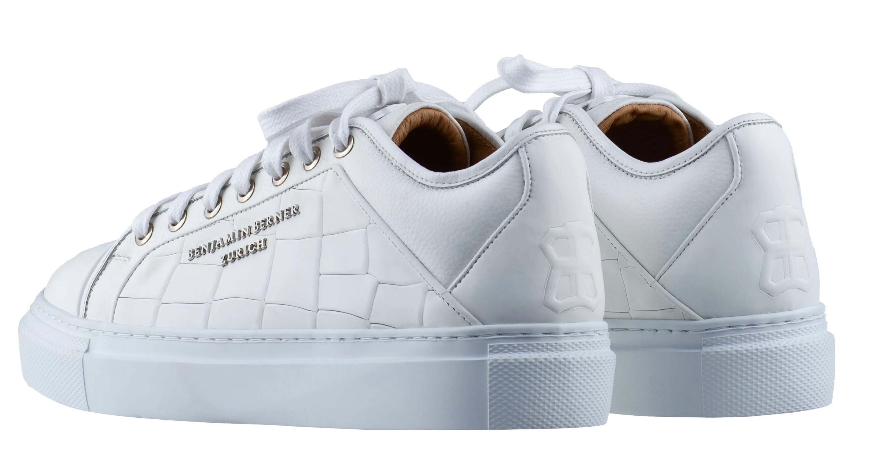 BNJ ODIN ALL WHITE MATT CROCODILE - Image 4
