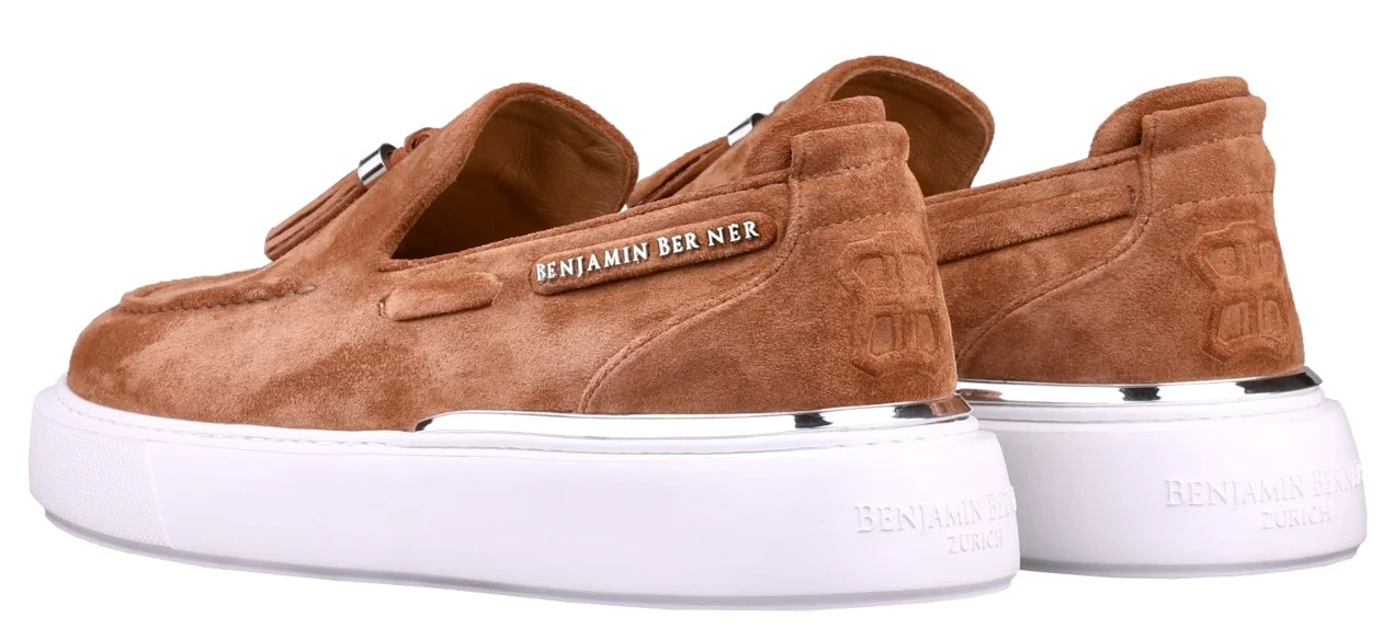 BNJ ORION COPPER SUEDE TASSEL LOAFER - Image 3