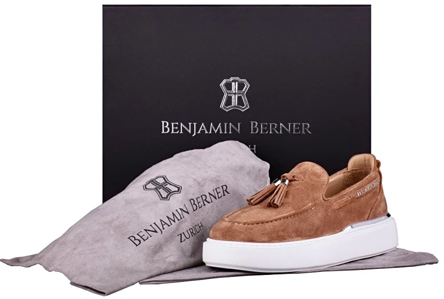 BNJ ORION COPPER SUEDE TASSEL LOAFER - Image 4