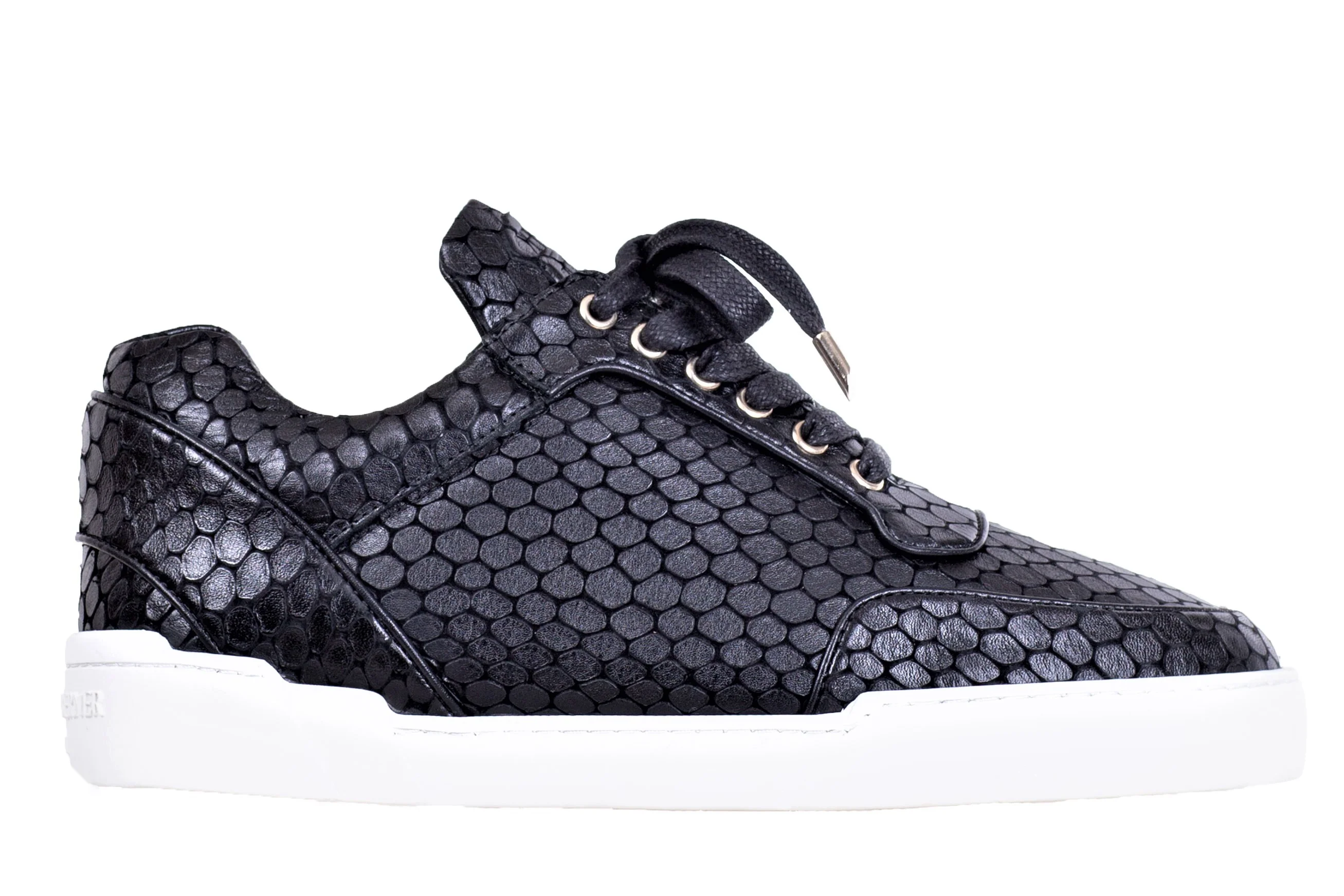 Low-Top BLACK PLASMA CUT NAPPA CALFSKIN - Image 2