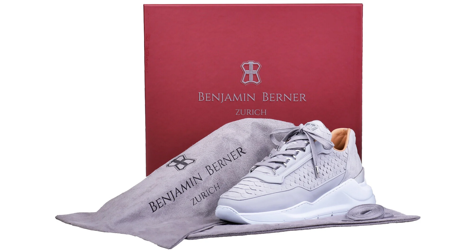 LOW-TOP BNJ HECTOR RUNNER  ICE GREY PYTHON CUT -MATT NAPPA - Image 4