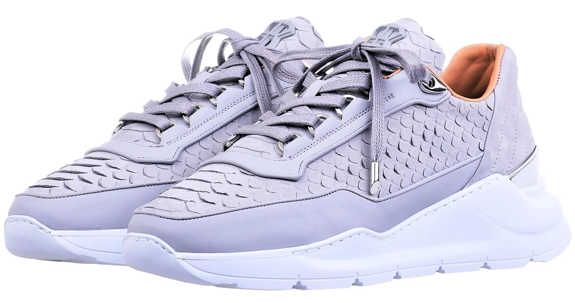 Women's Low-Top Hector Runner Ice Grey Python Cut -Matt Nappa