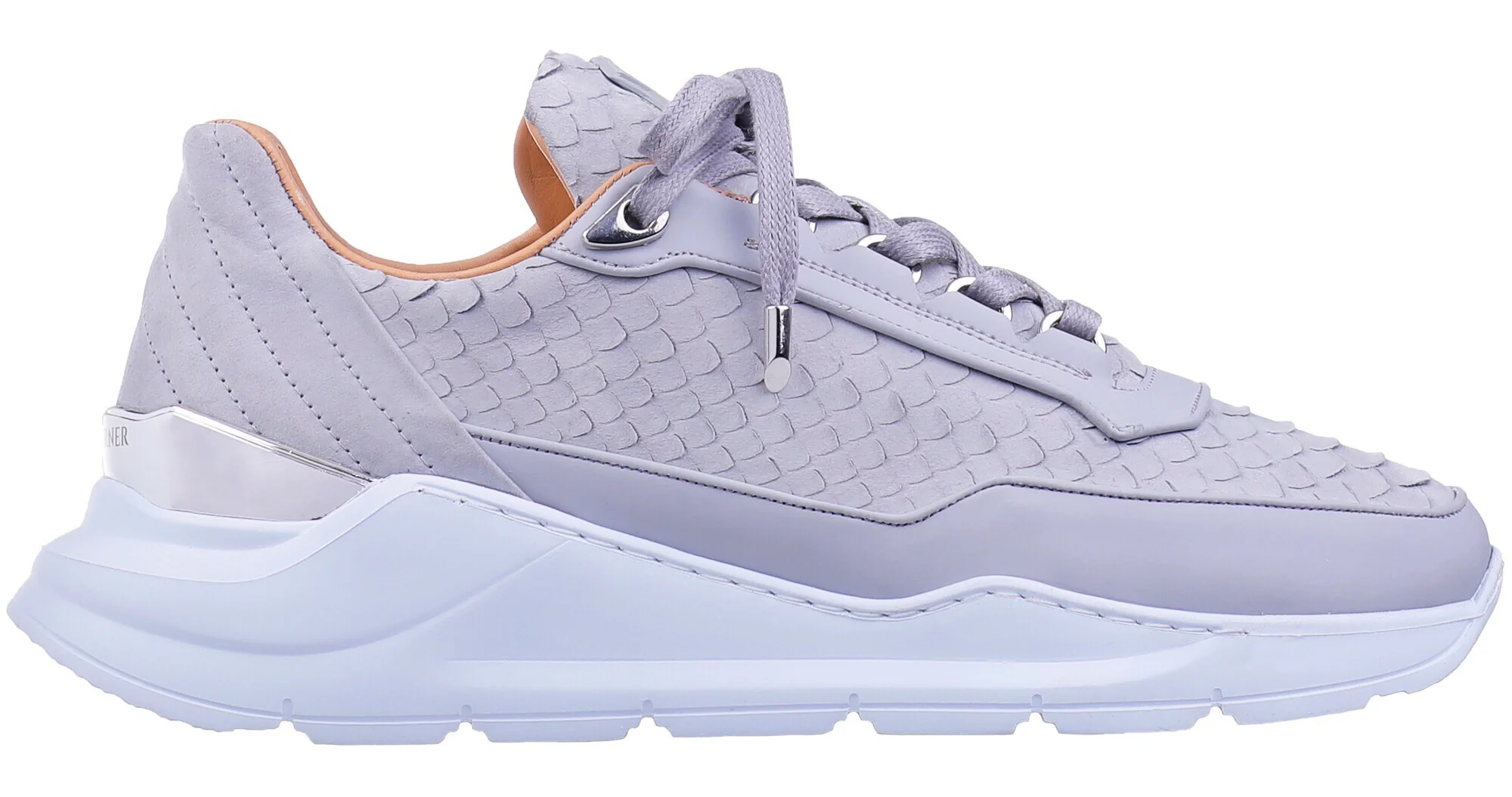 Women's Low-Top Hector Runner Ice Grey Python Cut -Matt Nappa - Image 2